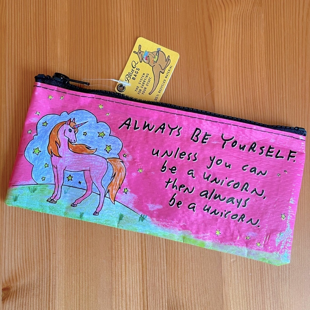 “Be Yourself” Zipper Pouch